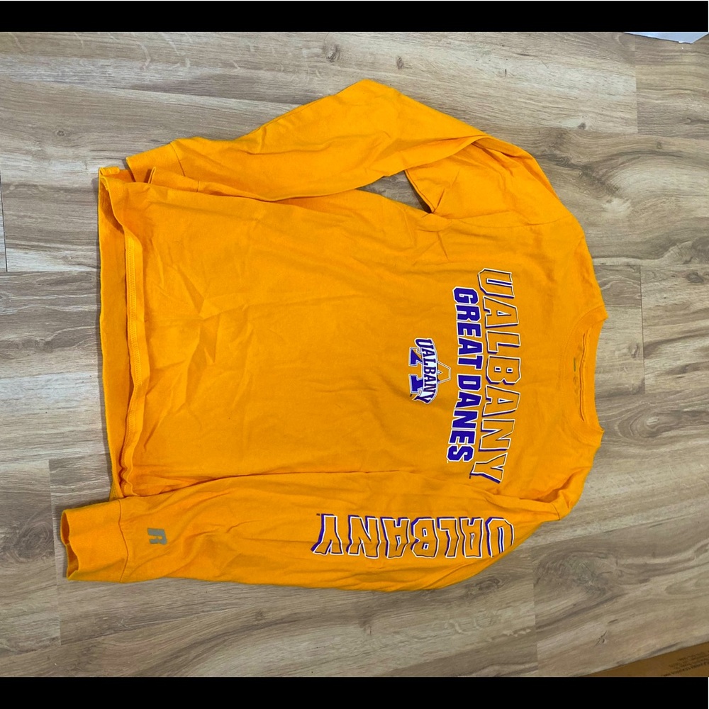 Russell cotton long sleeve University at Albany shirt